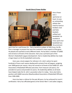 Harold (Harry) Power-Builder Harry Power was a sportsman at heart