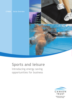 Sports and leisure