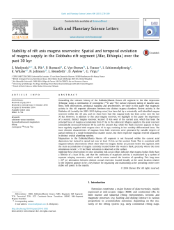 Stability of rift axis magma reservoirs: Spatial and temporal evolution