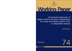 Government bankruptcy of Balkan nations and their consequences