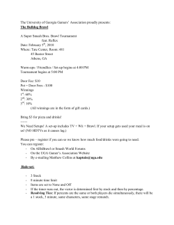 The University of Georgia Gamers` Association proudly presents