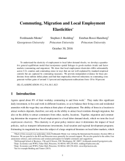 Commuting, Migration and Local Employment Elasticities