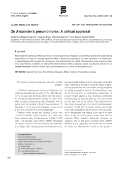 On Alexander`s pneumothorax: A critical appraisal