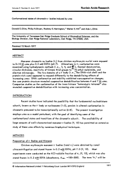 Nucleic Acids Research Monomer chromatin nu