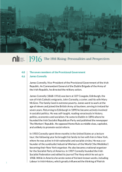 The seven members of the Provisional Government James Connolly