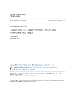 Hardcore Punk for a Hardcore President: The Action