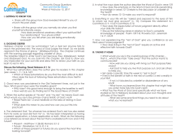 Community Group Questions Rest and Not Be Weary Week of