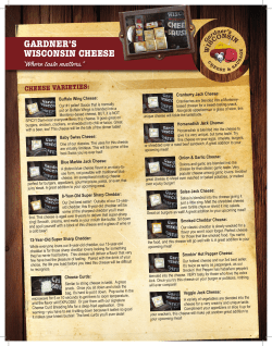 to View Descriptions of Our Cheese Varieties