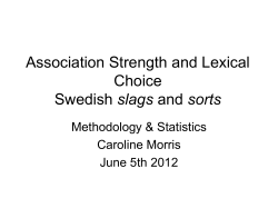 Association Strength used to gauge Langauge Change
