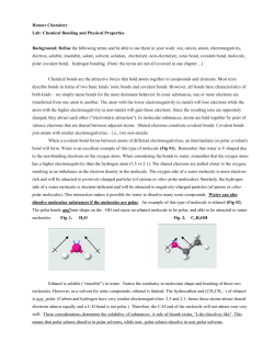 Chemical Bonding and Physical