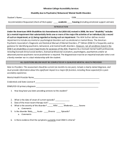 Psychiatric-Mental Health Form