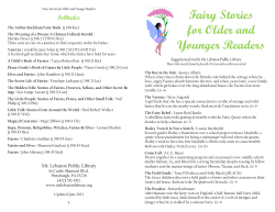 Fairy Stories for Older and Younger Readers