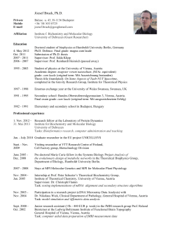 Curriculum Vitae