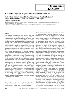 A radiation hybrid map of chicken Chromosome 4