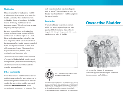 Overactive Bladder