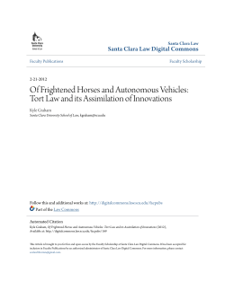 Of Frightened Horses and Autonomous Vehicles