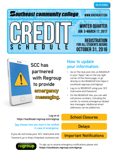 schedule - Southeast Community College