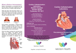 Balloon Valvuloplasty