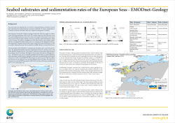 Background Seabed substrate map Current status