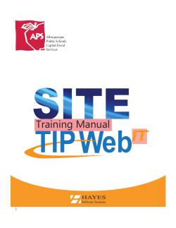 TIPWeb-IT Site Training Manual_be8