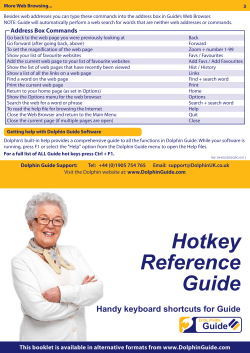 Handy keyboard shortcuts for Guide