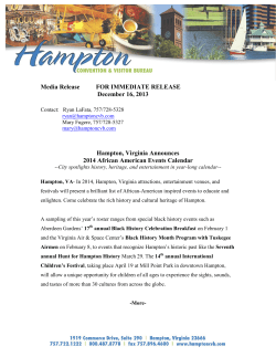 memo - Visit Hampton