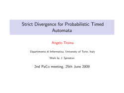 Strict Divergence for Probabilistic Timed Automata