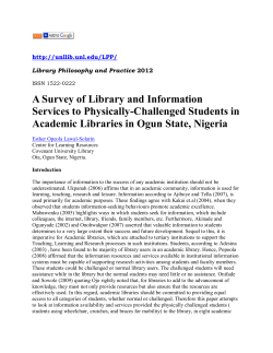 - Covenant University