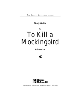 To Kill a Mockingbird