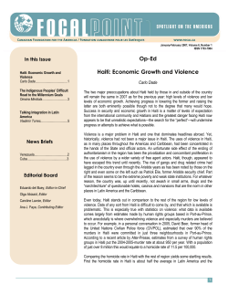 Economic Growth and Violence