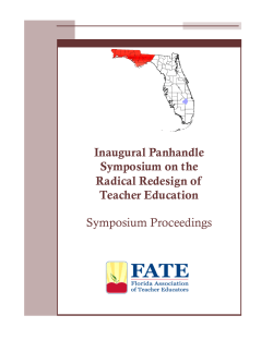 Inaugural Panhandle Symposium on the Radical