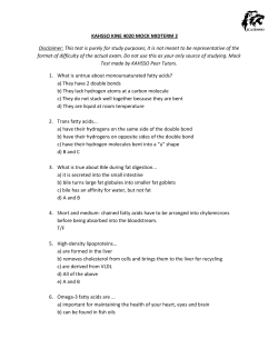 KAHSSO KINE 4020 MOCK MIDTERM 2 Disclaimer: This test is