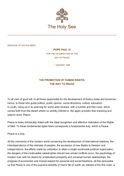 The Holy See