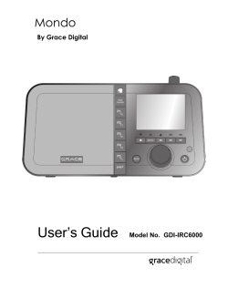 GDI-IRC6000 Mondo Manual