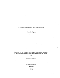 A STUDY IN OVERLEARNING WITH HUMAN SUBJECTS
