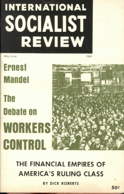 the debate on workers` control