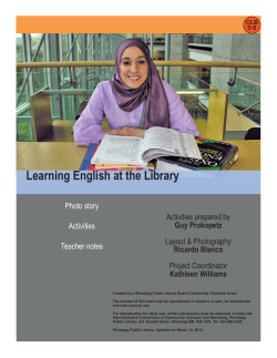 Learning English at the Library