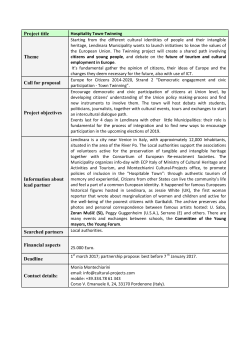 Project title Theme Call for proposal Project objectives Information