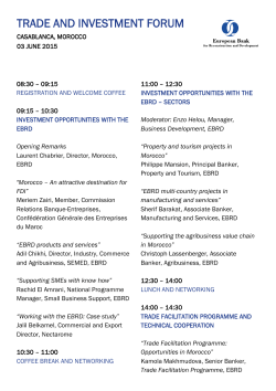 casablanca trade and investment forum