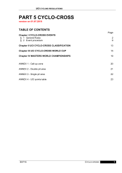 part 5 cyclo-cross