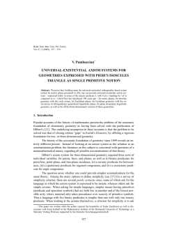 Universal-existential axiom systems for geometries expressed with