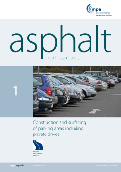 MPA Asphalt Applications 1 - European Asphalt Pavement Association