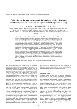 Calibrating the duration and timing of the Messinian salinity crisis in