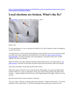 Local elections are broken. What`s the fix?