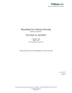 MesaStrip for Chlorine Dioxide