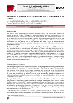 Assessment of allostasis and of the allostatic load as a control tool of
