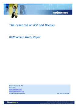 The research on RSI and Breaks