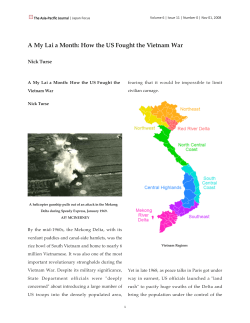 A My Lai a Month: How the US Fought the Vietnam War