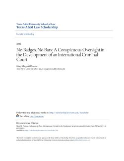 No Badges, No Bars: A Conspicuous Oversight in the Development
