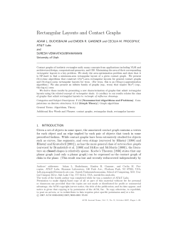 Rectangular Layouts and Contact Graphs